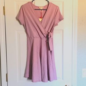 Refuge faux wrap dress